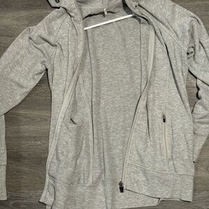 Gray Women's Hoodie Jacket